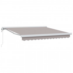 Markiza Jasnoszary 350 x 250 x 165 cm Poliester i aluminium