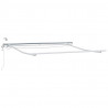 Markiza zwijana Czerwony 350 x 250 cm Poliester i Metal