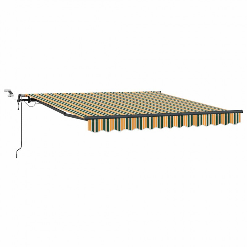 Tkanina Zadaszenia z Zielony i żółty 350 x 250 cm Poliester