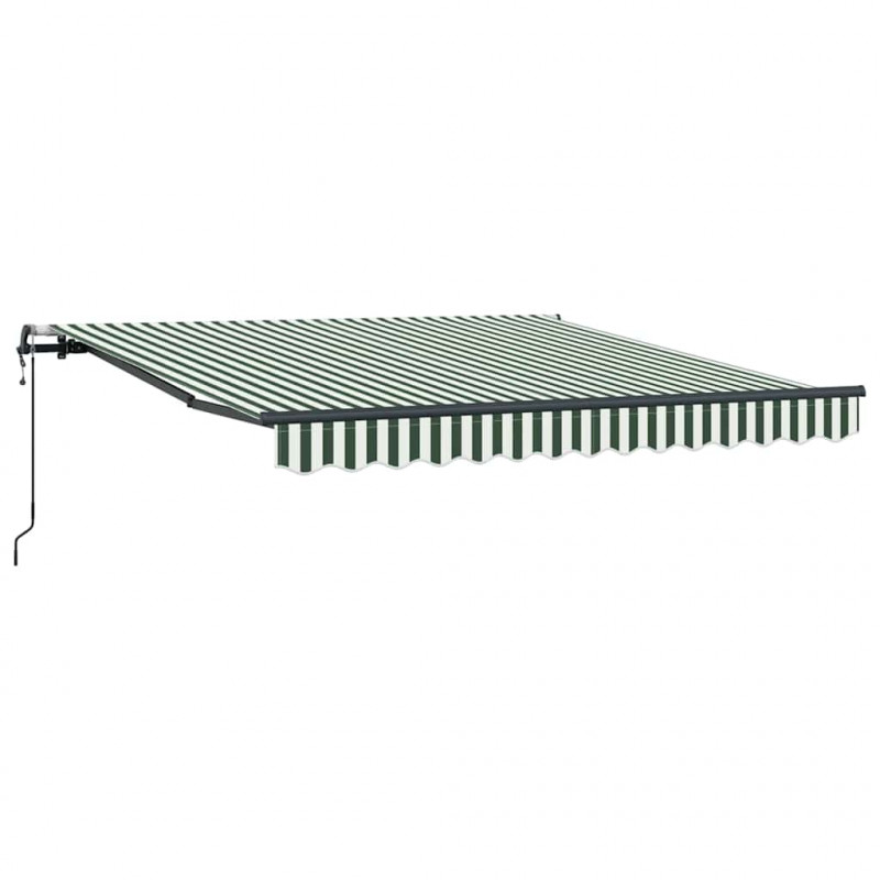 Markiza zwijana Zielony i Biały 350 x 250 cm
