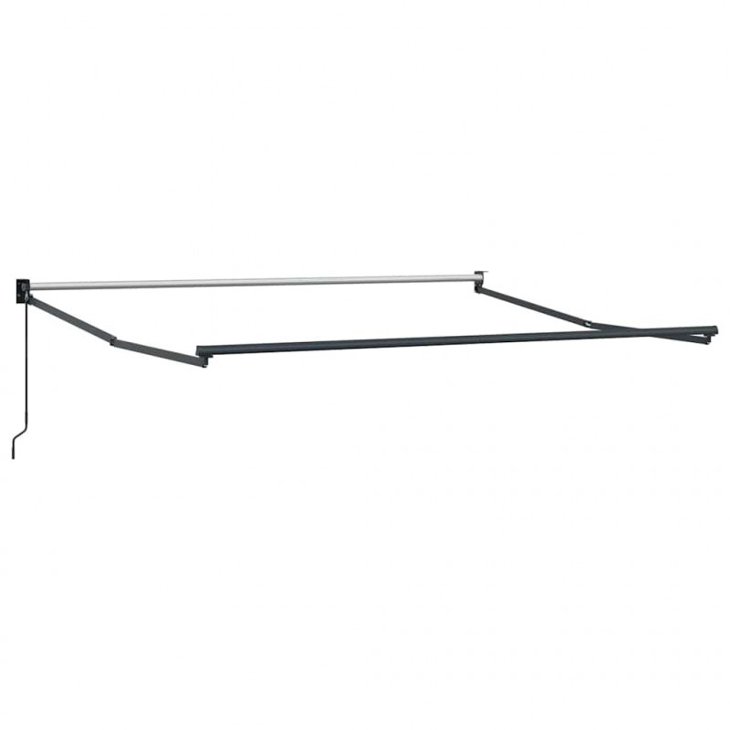 Markiza zwijana Zielono-biały 350 x 250 cm tkanina