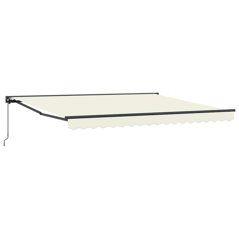 Rama markizy Kremowy 400 × 300 cm Poliester z powłoką PU