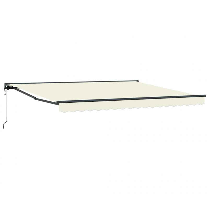 Rama markizy Kremowy 400 × 300 cm Poliester z powłoką PU