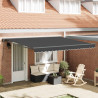 Rama markizy Antracyt 400 × 300 cm Poliester z powłoką PU