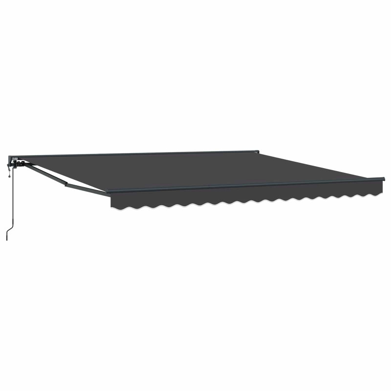 Rama markizy Antracyt 400 × 300 cm Poliester z powłoką PU