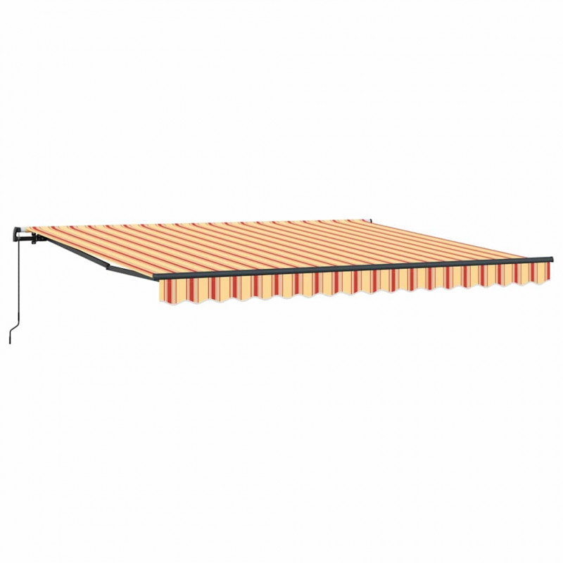 Markiza zwijana Żółty i pomarańczowy 400 × 300 cm