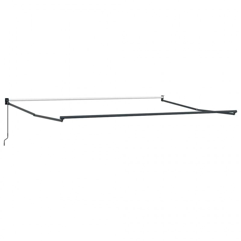 Markiza zwijana Żółty i pomarańczowy 400 × 300 cm