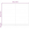 Markiza zwijana Czerwony i Biały 400 × 300 cm Poliester i Stal