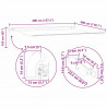 Markiza zwijana Wielokolorowe 400 × 300 cm Poliester i Metal