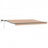 Markiza zwijana Ze LED Lights Wielokolorowe 400 ×300 cm tkanina