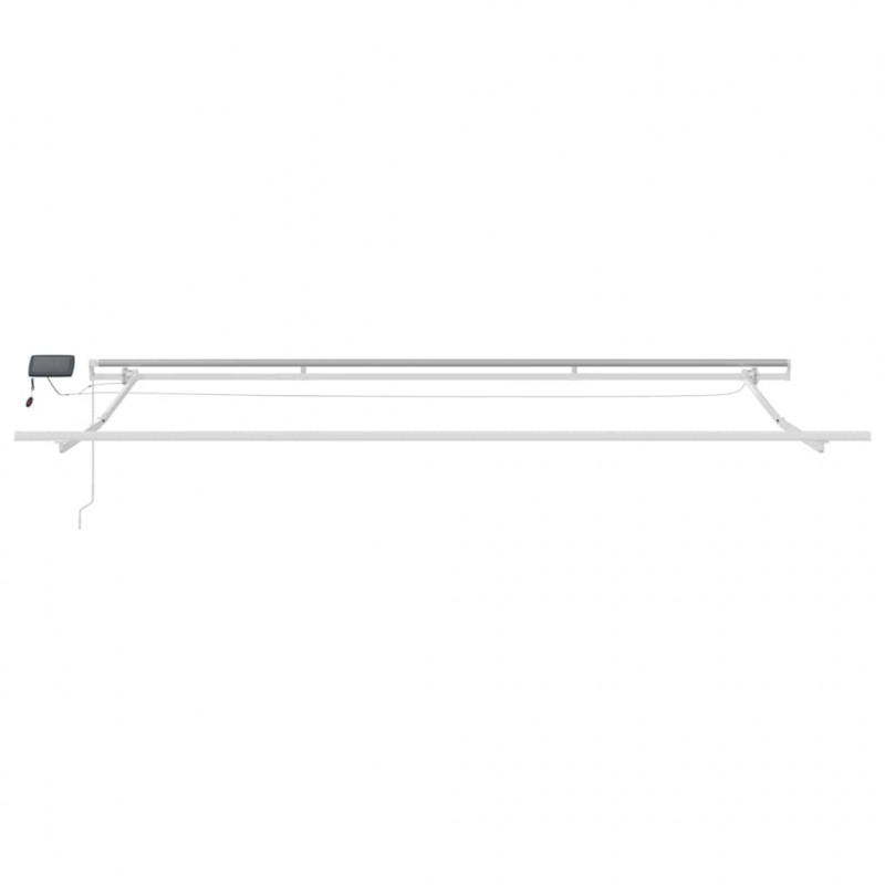 Markiza zwijana Wielokolorowe 400 × 300 cm Tkanina i Stal