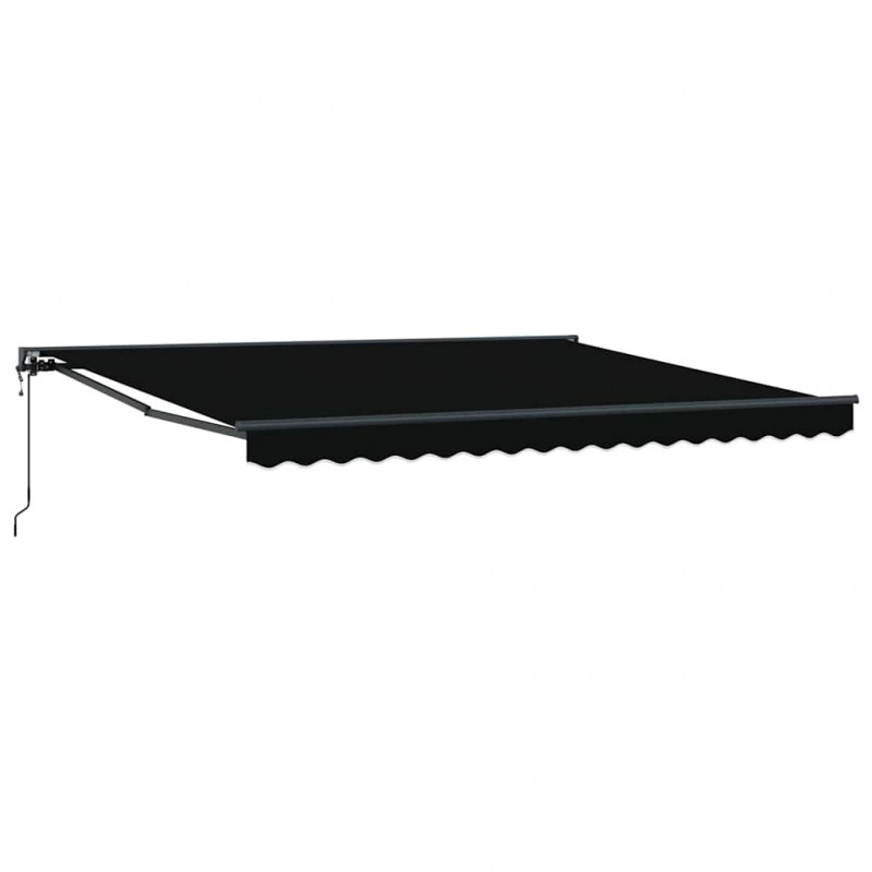 Rama markizy Czarny 400 × 300 cm Poliester z powłoką PU