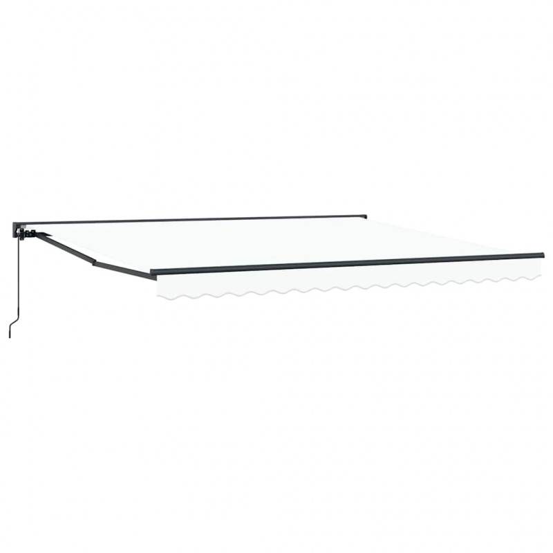 Rama markizy Biały 400 × 300 cm Poliester z powłoką PU