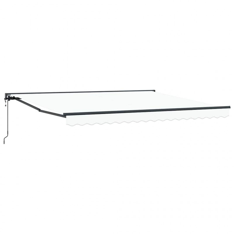 Rama markizy Biały 400 × 300 cm Poliester z powłoką PU
