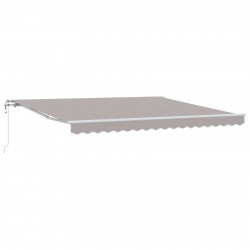 Elektryczna Rozkładana Markiza Jasnoszary 400 × 300 cm