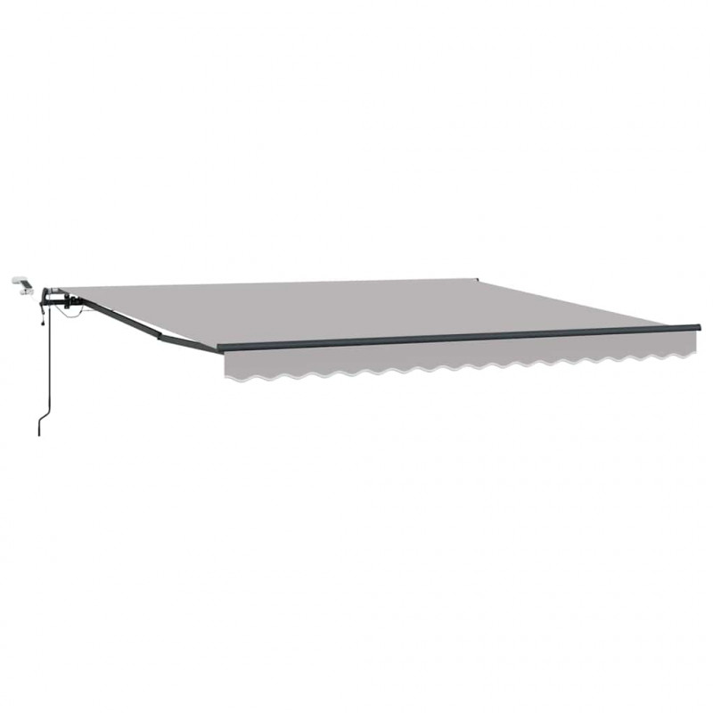 Tkanina Zadaszenia z Jasnoszary 400 × 300 cm Poliester