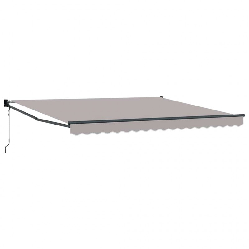 Elektryczna Rozkładana Markiza Jasnoszary 400 × 300 cm