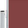 Zwijana markiza boczna, brązowa, 200 x 600 cm