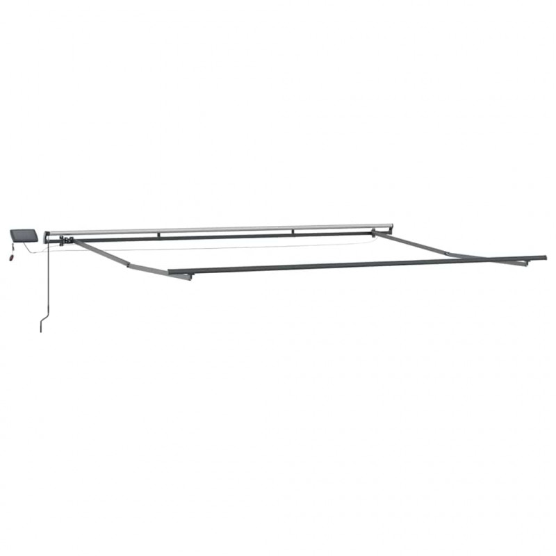 Markiza zwijana Ze LED Lights Wielokolorowe 400 ×350 cm tkanina