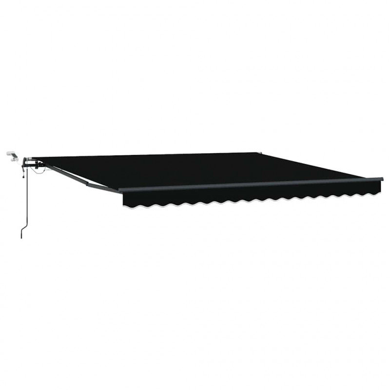 Tkanina Zadaszenia z Czarny 400 × 350 cm Poliester