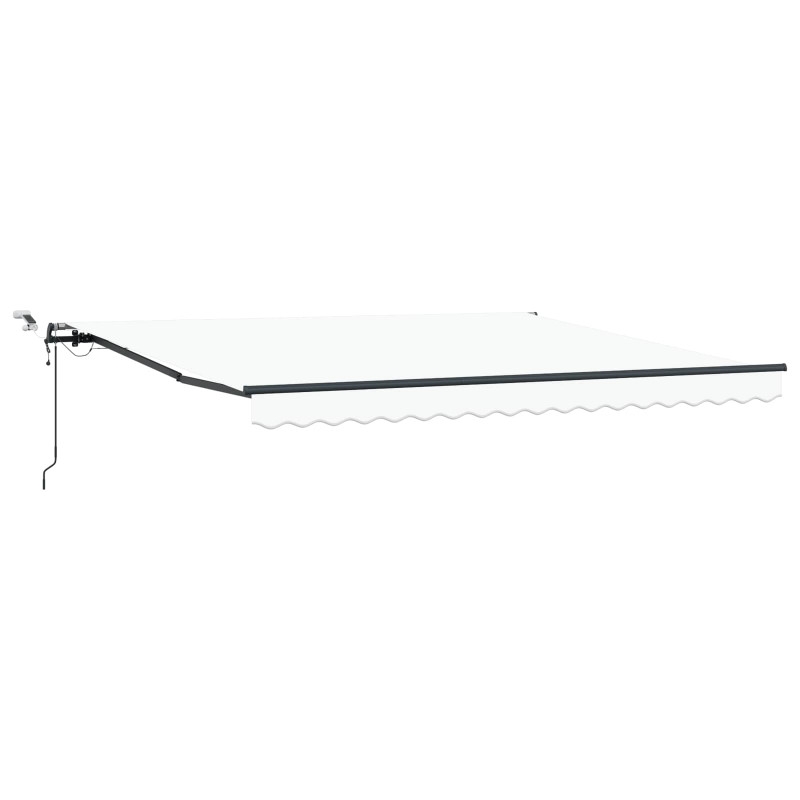 Tkanina Zadaszenia z Biały 400 × 350 cm Poliester