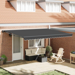 Rama markizy Antracyt 450 × 300 cm Poliester z powłoką PU