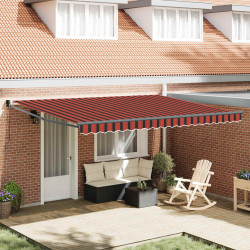 Markiza Pomarańczowy i brązowy 450 x 300 x 165 cm
