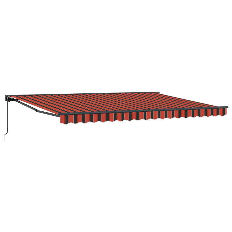 Rama markizy Pomarańczowy i Czarny 450 × 300 cm