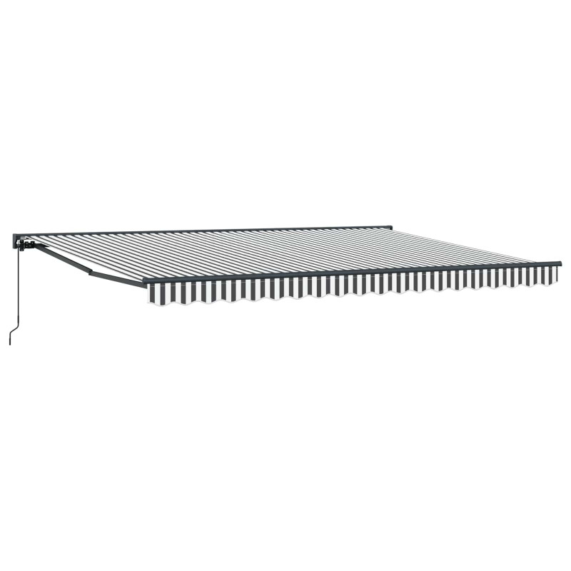 Rama markizy Antracytowy i biały 450 × 300 cm