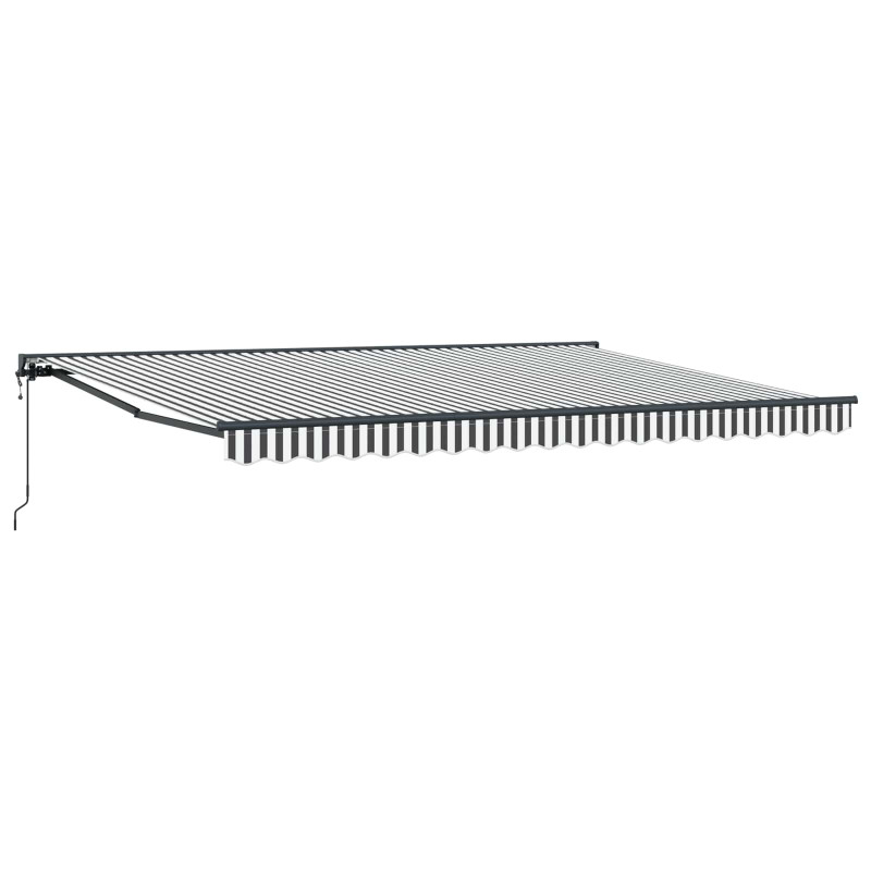 Rama markizy Antracytowy i biały 450 × 300 cm
