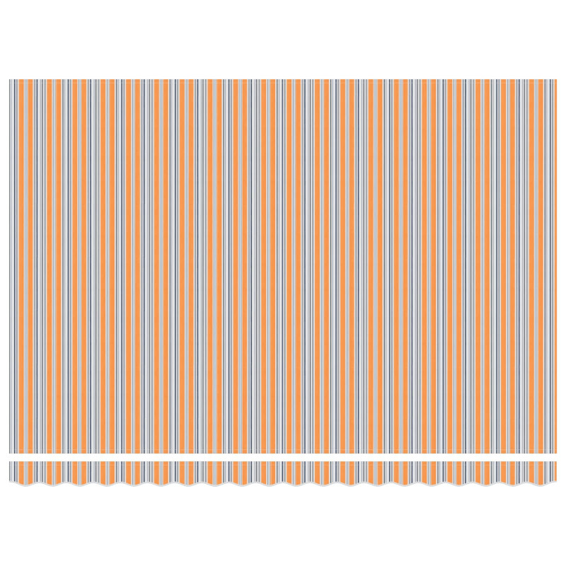 Markiza zwijana Niebieski i Pomarańczowy 450 × 300 cm