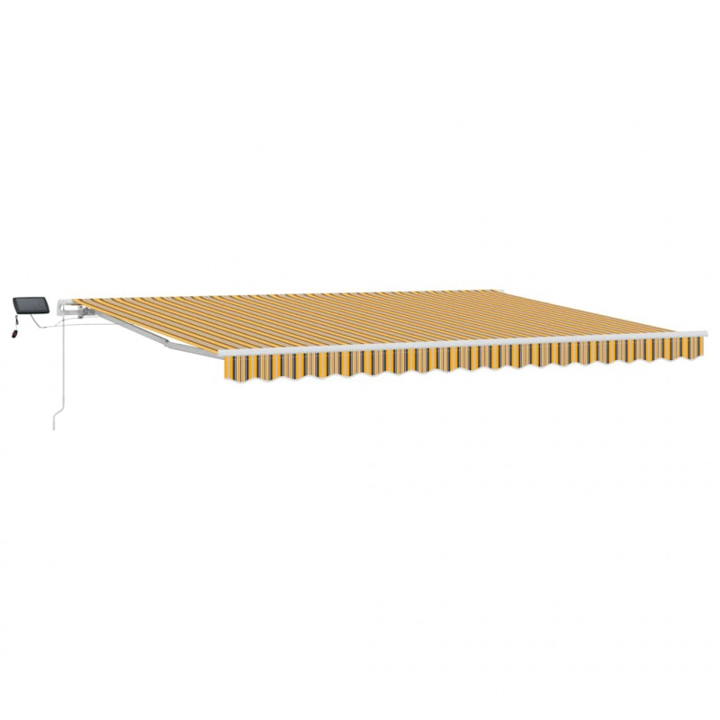 Markiza zwijana Wielokolorowe 450 × 300 cm Tkanina i Stal