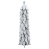 Sztuczna choinka z 30 lampkami LED, ośnieżona, 60 cm
