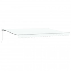 Markiza Biały 450 x 300 x 165 cm Poliester i Metal