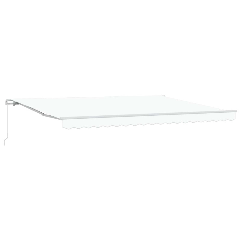 Markiza Biały 450 x 300 x 165 cm Poliester i Metal