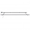 Markiza zwijana Ze LED Lights Biały 450 ×300 cm tkanina
