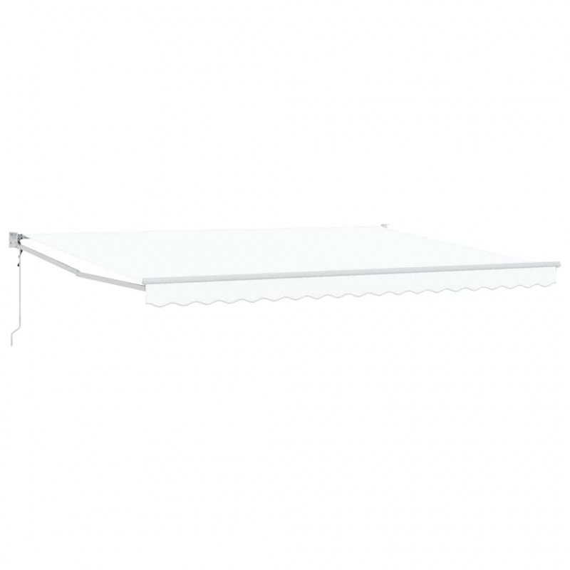 Markiza Biały 450 x 300 x 165 cm Poliester i Metal
