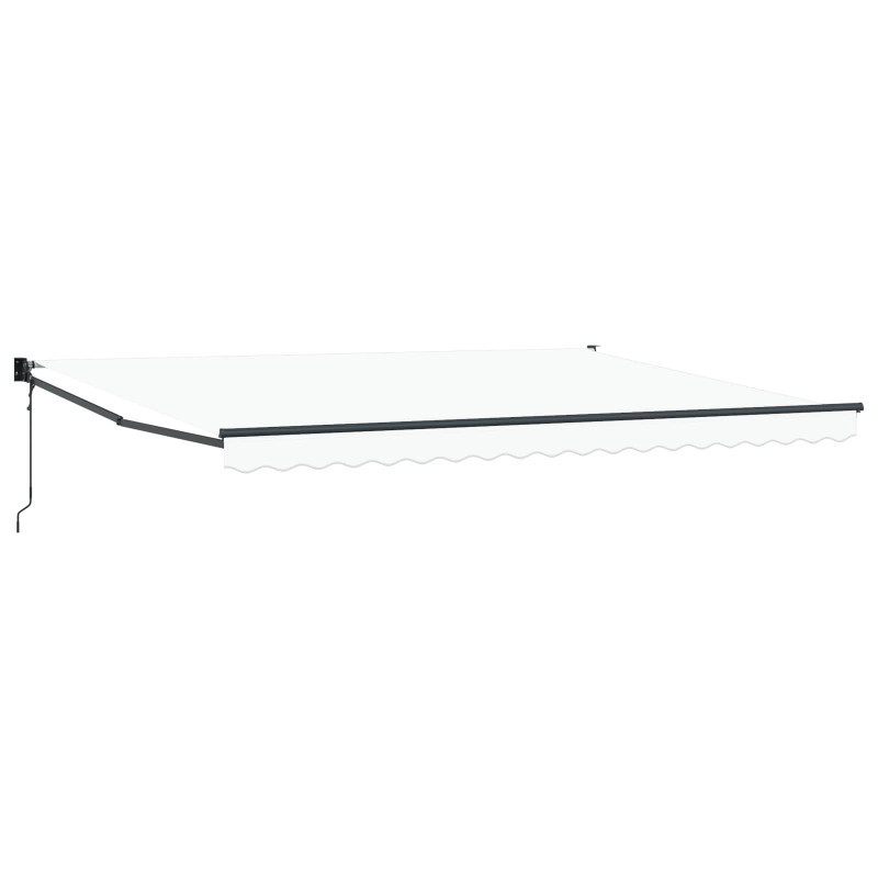Markiza Biały 450 x 300 x 165 cm Poliester i Metal