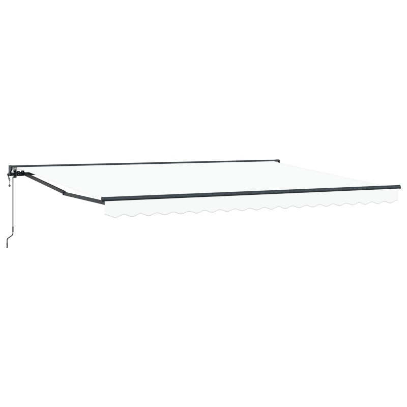 Rama markizy Biały 450 × 300 cm Poliester z powłoką PU