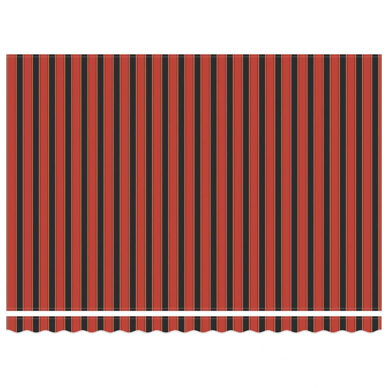 Markiza Pomarańczowy i brązowy 450 x 350 x 165 cm Poliester