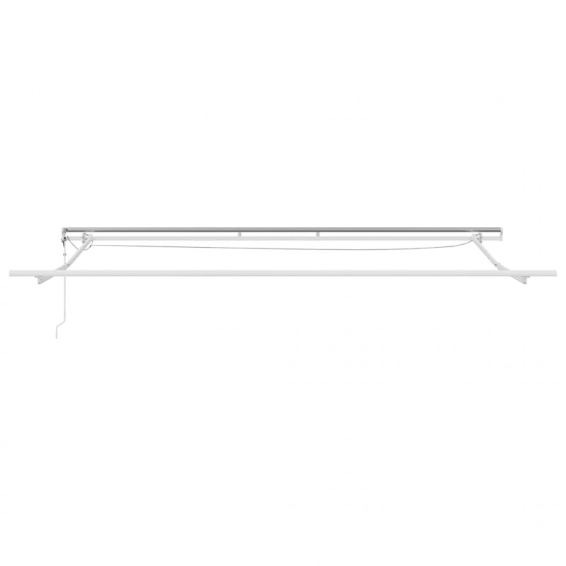 Markiza zwijana Ze LED Lights Żółty i pomarańczowy 450 × 350 cm