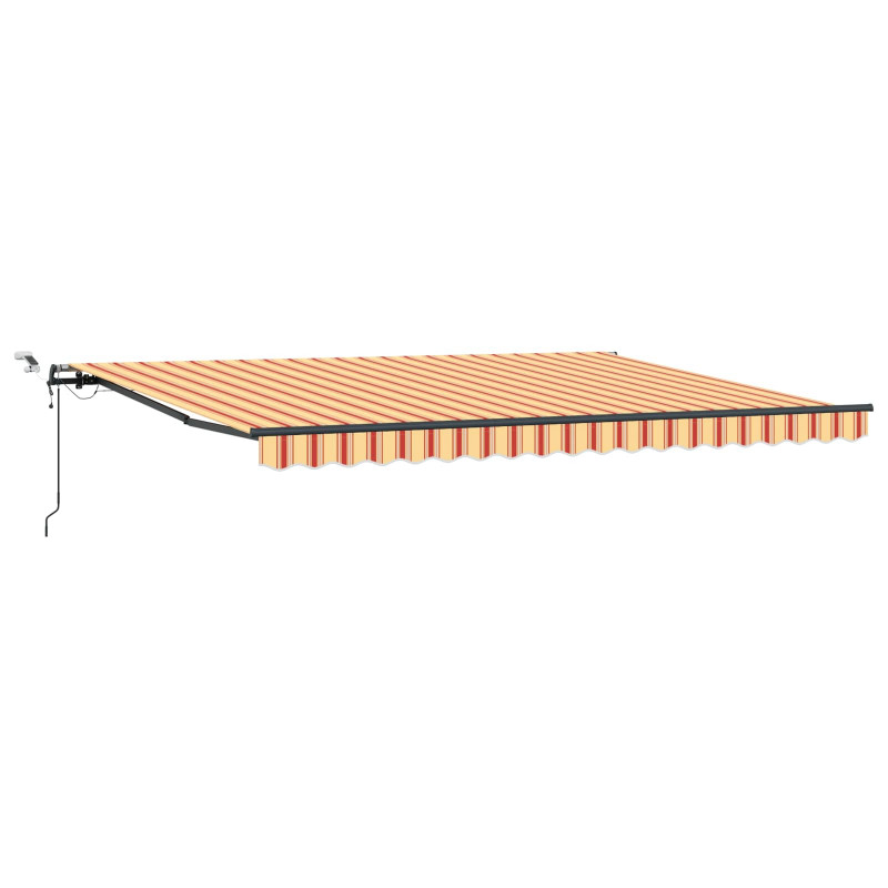 Tkanina Zadaszenia Żółty i pomarańczowy 450 × 350 cm Poliester