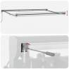 Rama markizy Niebieski i biały 500 × 300 cm