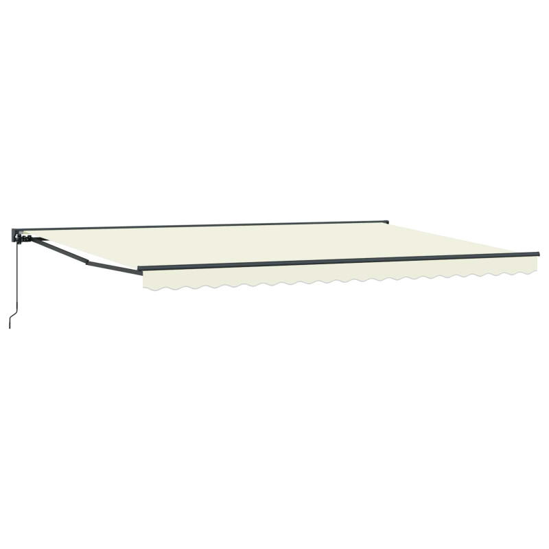 Rama markizy Kremowy 500 × 300 cm Poliester z powłoką PU