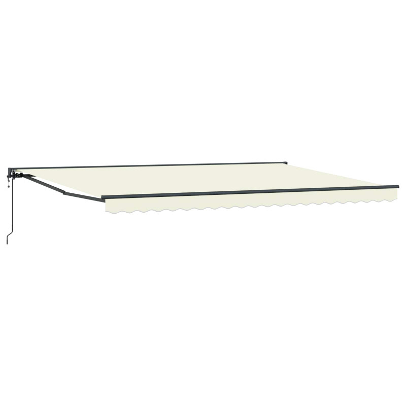 Rama markizy Kremowy 500 × 300 cm Poliester z powłoką PU