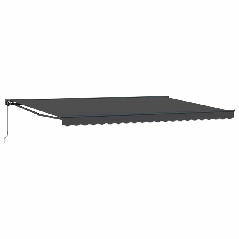 Rama markizy Antracyt 500 × 300 cm Poliester z powłoką PU