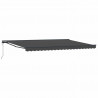 Rama markizy Antracyt 500 × 300 cm Poliester z powłoką PU
