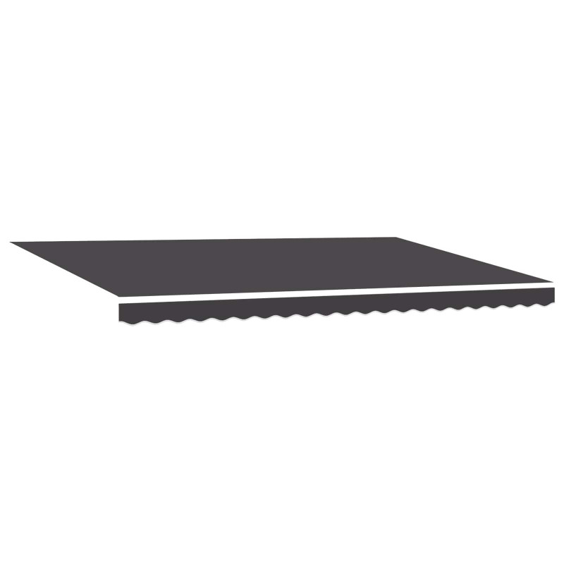 Rama markizy Antracyt 500 × 300 cm Poliester z powłoką PU