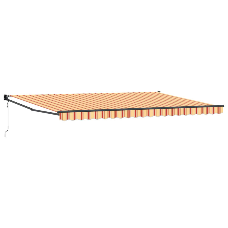 Markiza Kremowy 500 x 300 x 165 cm Poliester i Metal