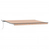 Markiza Wielokolorowe 500 x 300 x 165 cm Poliester i Metal